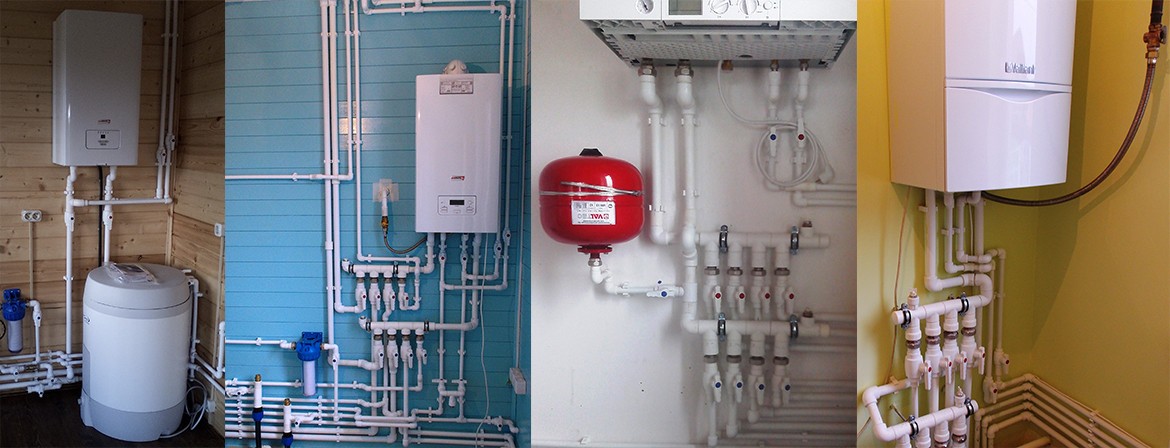 Монтаж систем водоснабжения и отопления